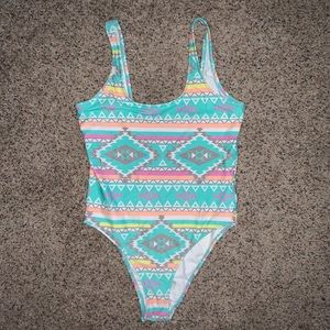 Chubbies Aztec one-piece